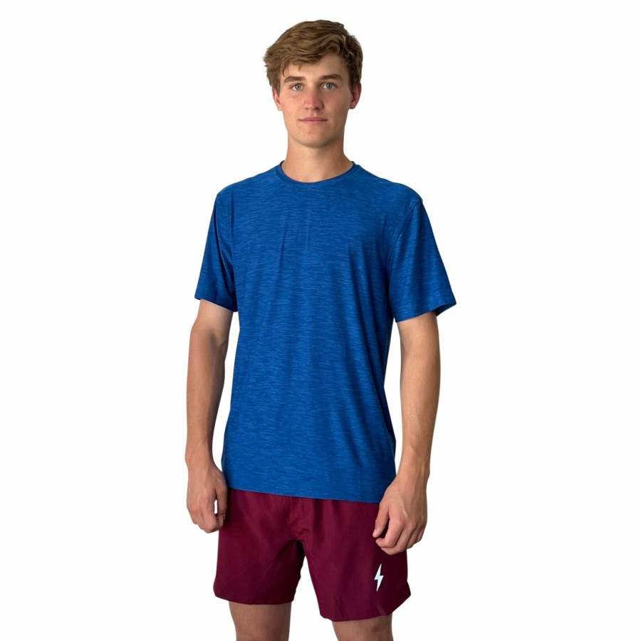 Apparel BRUCE BOLT Premium Tees | Short Sleeve Supersoft Blue Tshirt