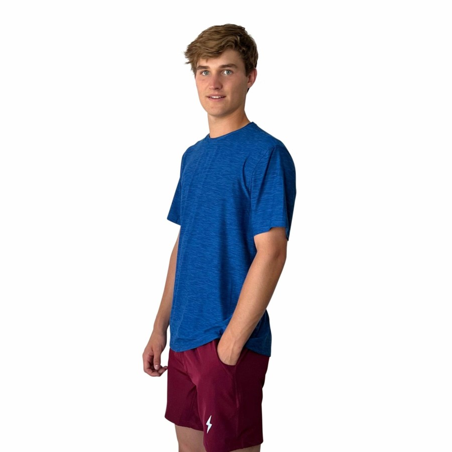 Apparel BRUCE BOLT Premium Tees | Short Sleeve Supersoft Blue Tshirt