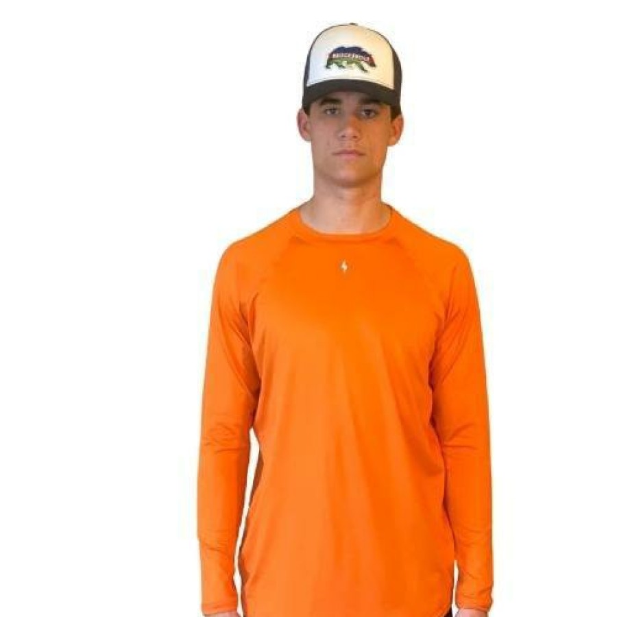 Apparel BRUCE BOLT Performance Tees | Long Sleeve Performance T-Shirt With Reflective Bolt