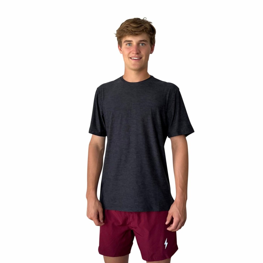 Apparel BRUCE BOLT Premium Tees | Short Sleeve Supersoft Charcoal Tshirt