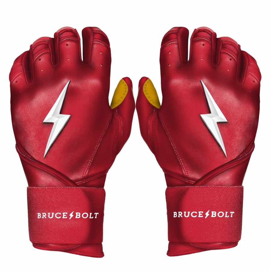 Sports BRUCE BOLT Batting Gloves | Long Cuff Batting Gloves