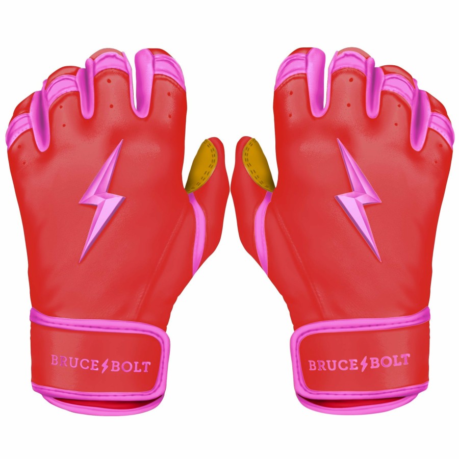 Sports BRUCE BOLT Batting Gloves | Bader Series Short Cuff Batting Gloves