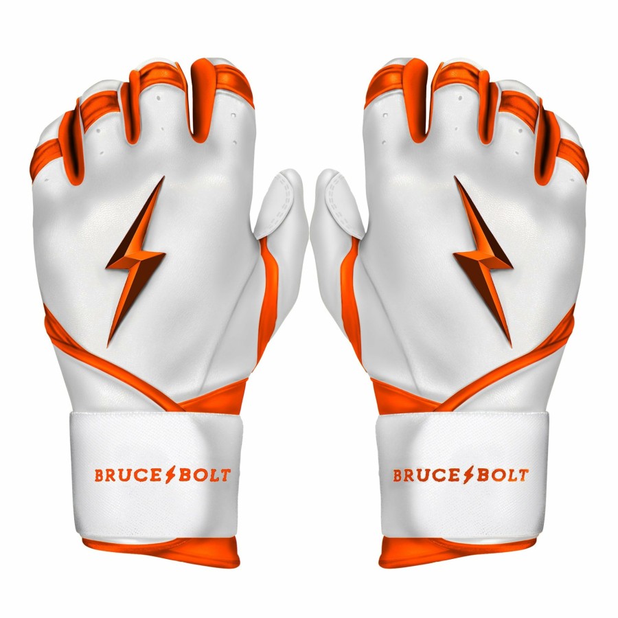 Sports BRUCE BOLT Batting Gloves | Chrome Series Long Cuff Batting Gloves