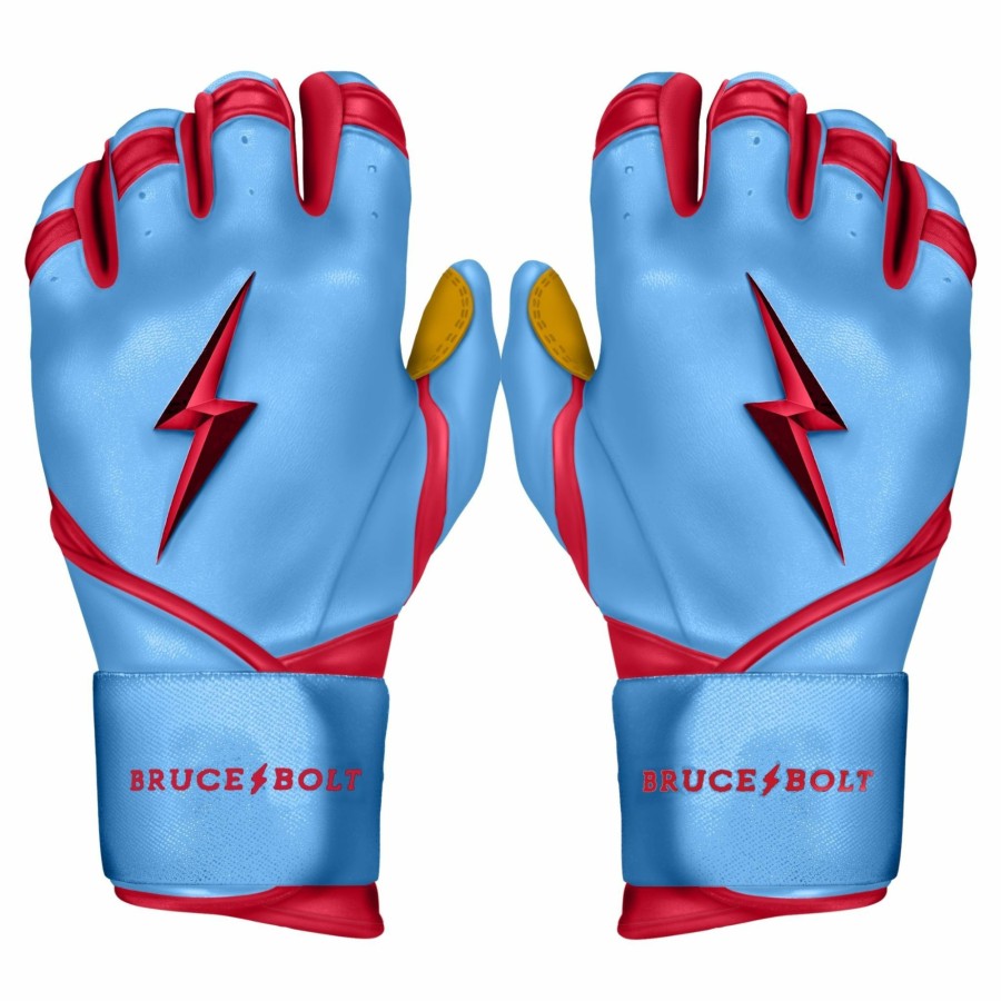 Sports BRUCE BOLT Batting Gloves | Bader Series Long Cuff Batting Gloves