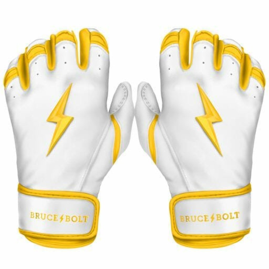 Sports BRUCE BOLT Batting Gloves | Chrome Series Short Cuff Batting Gloves