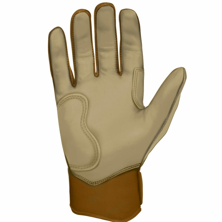 Sports BRUCE BOLT Batting Gloves | Gold Series Short Cuff Batting Gloves