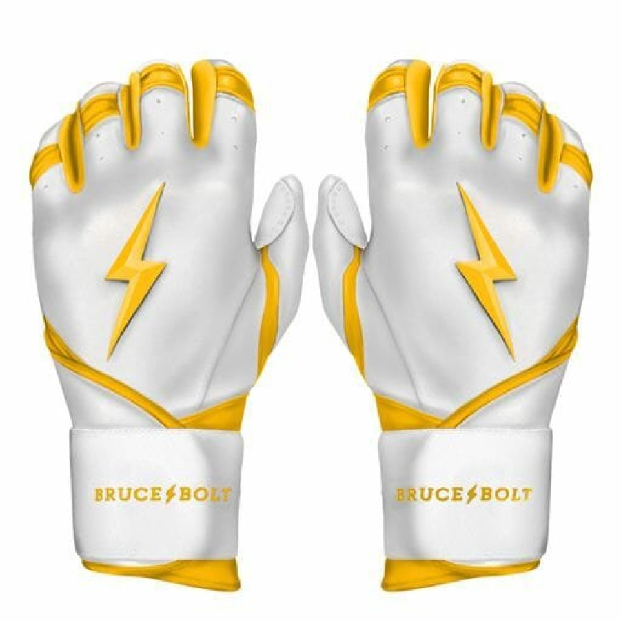 Sports BRUCE BOLT Batting Gloves | Chrome Series Long Cuff Batting Gloves