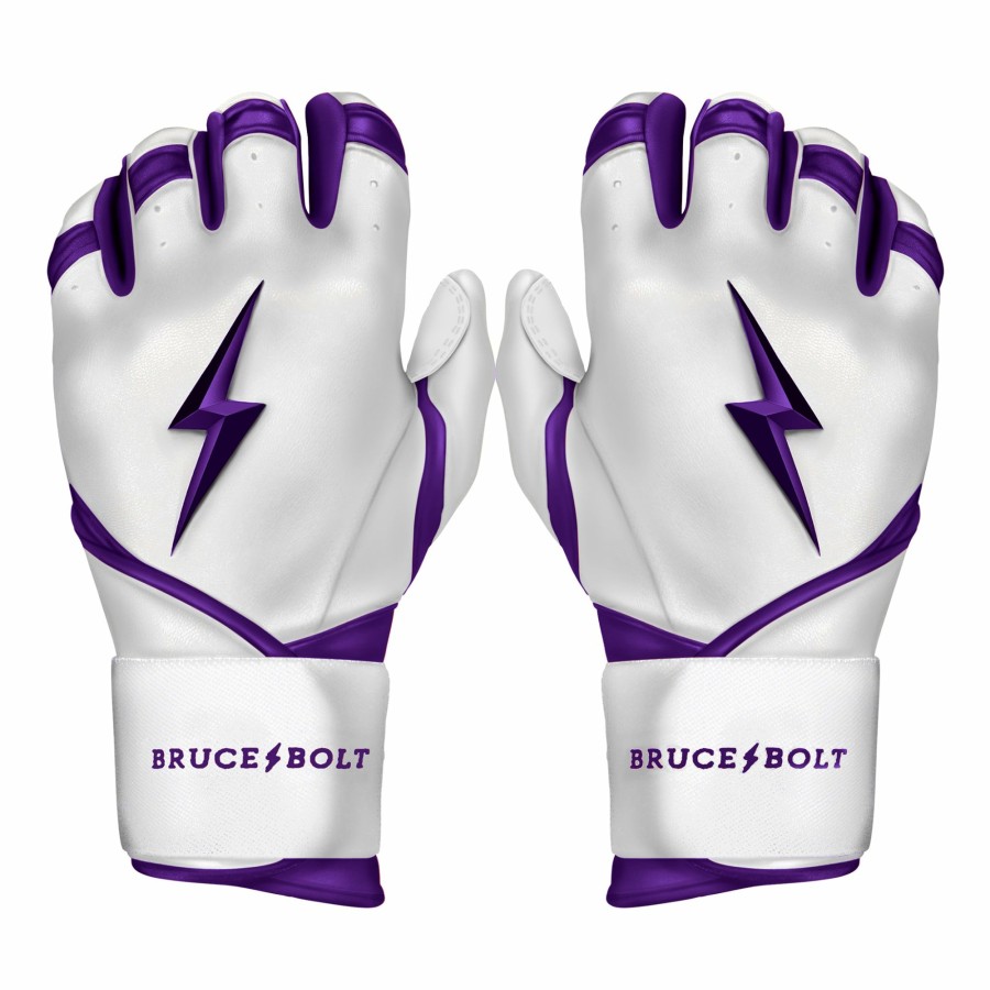 Sports BRUCE BOLT Batting Gloves | Chrome Series Long Cuff Batting Gloves