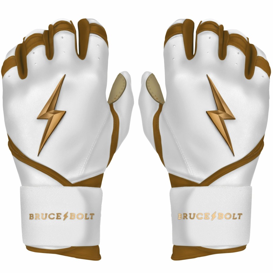 Sports BRUCE BOLT Batting Gloves | Gold Series Long Cuff Batting Gloves