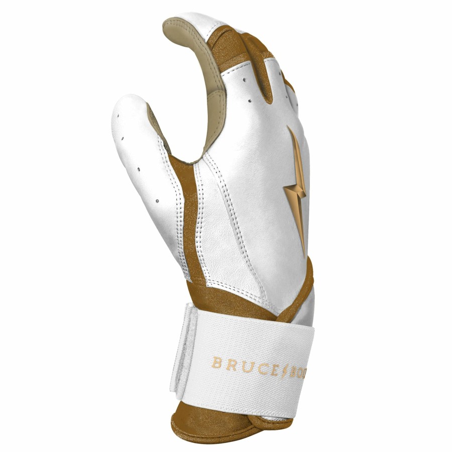 Sports BRUCE BOLT Batting Gloves | Gold Series Long Cuff Batting Gloves