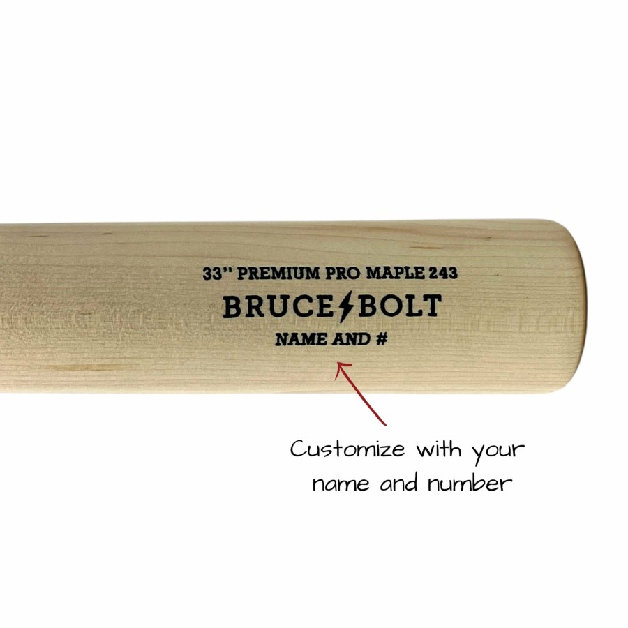 Equipment BRUCE BOLT Custom Wood Bats | Custom Premium Pro Wood Bat