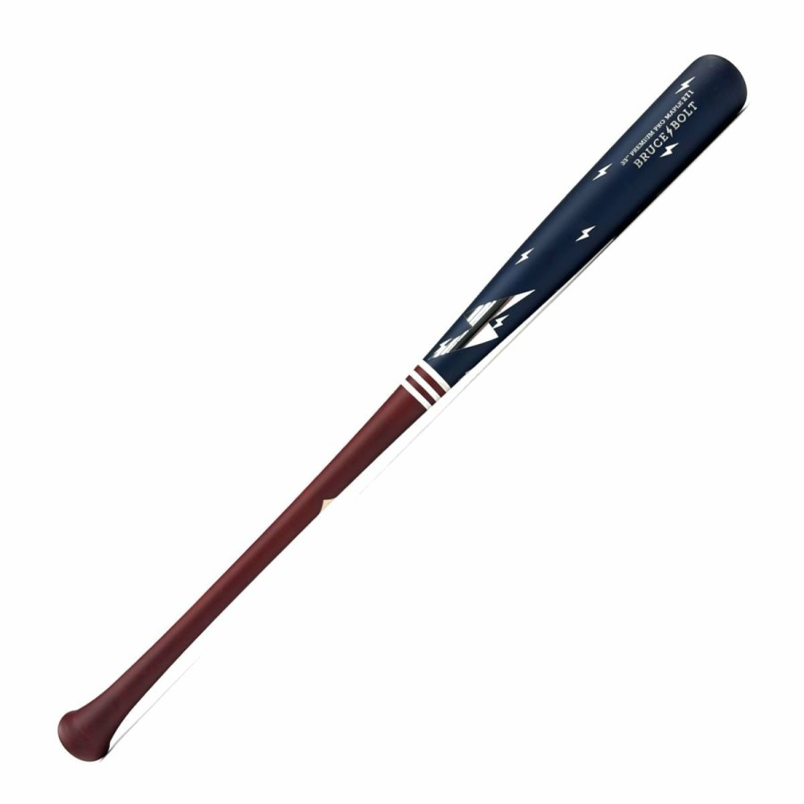 Equipment BRUCE BOLT Stock Wood Bats | Stock Premium Pro "Bolts & Stripes" Wood Bat