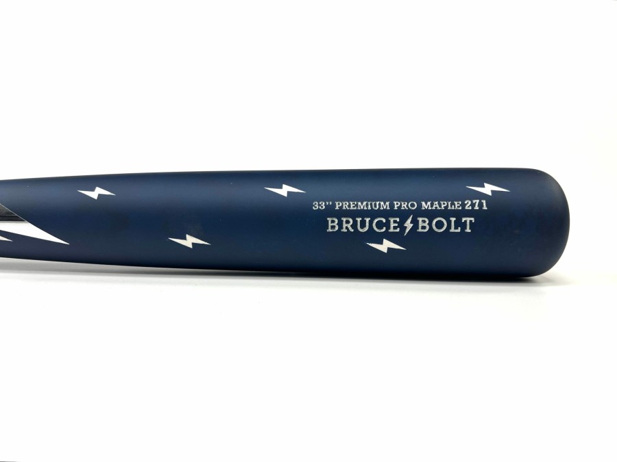 Equipment BRUCE BOLT Stock Wood Bats | Stock Premium Pro "Bolts & Stripes" Wood Bat