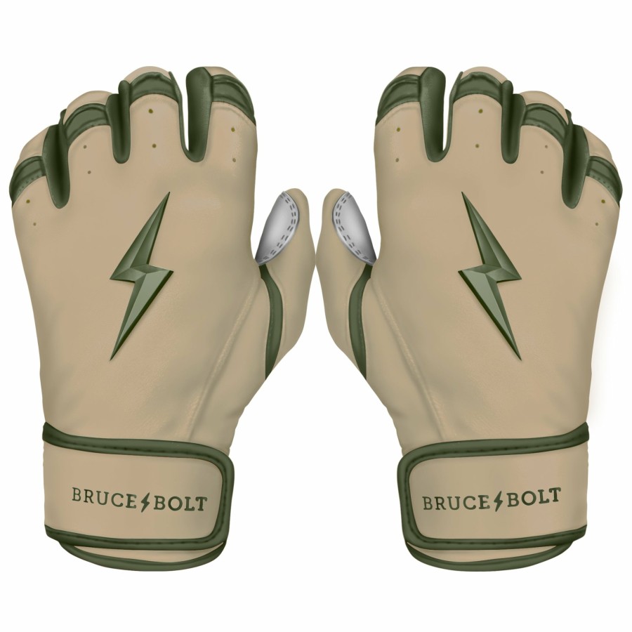 Sports BRUCE BOLT Batting Gloves | Military Series Short Cuff Batting Gloves