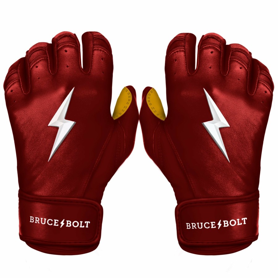 Sports BRUCE BOLT Batting Gloves | Short Cuff Batting Gloves