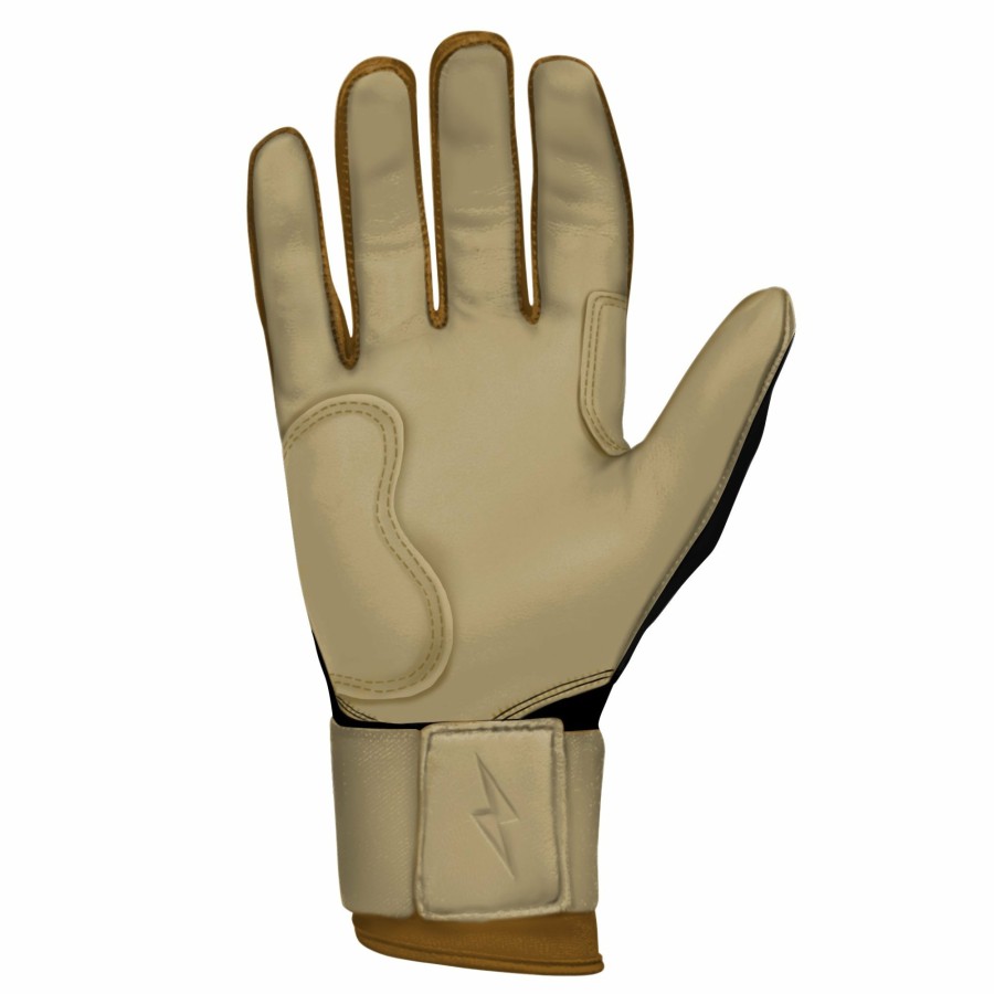 Sports BRUCE BOLT Batting Gloves | Gold Series Long Cuff Batting Gloves