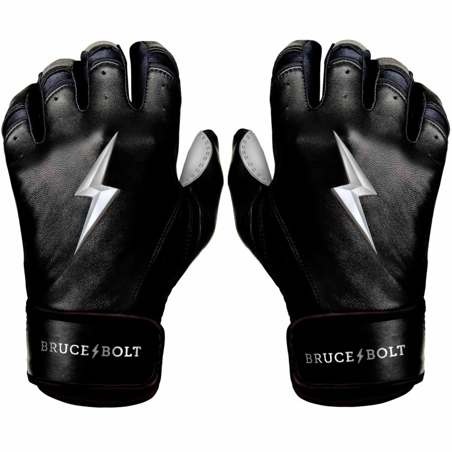 Sports BRUCE BOLT Batting Gloves | Chrome Series Short Cuff Batting Gloves