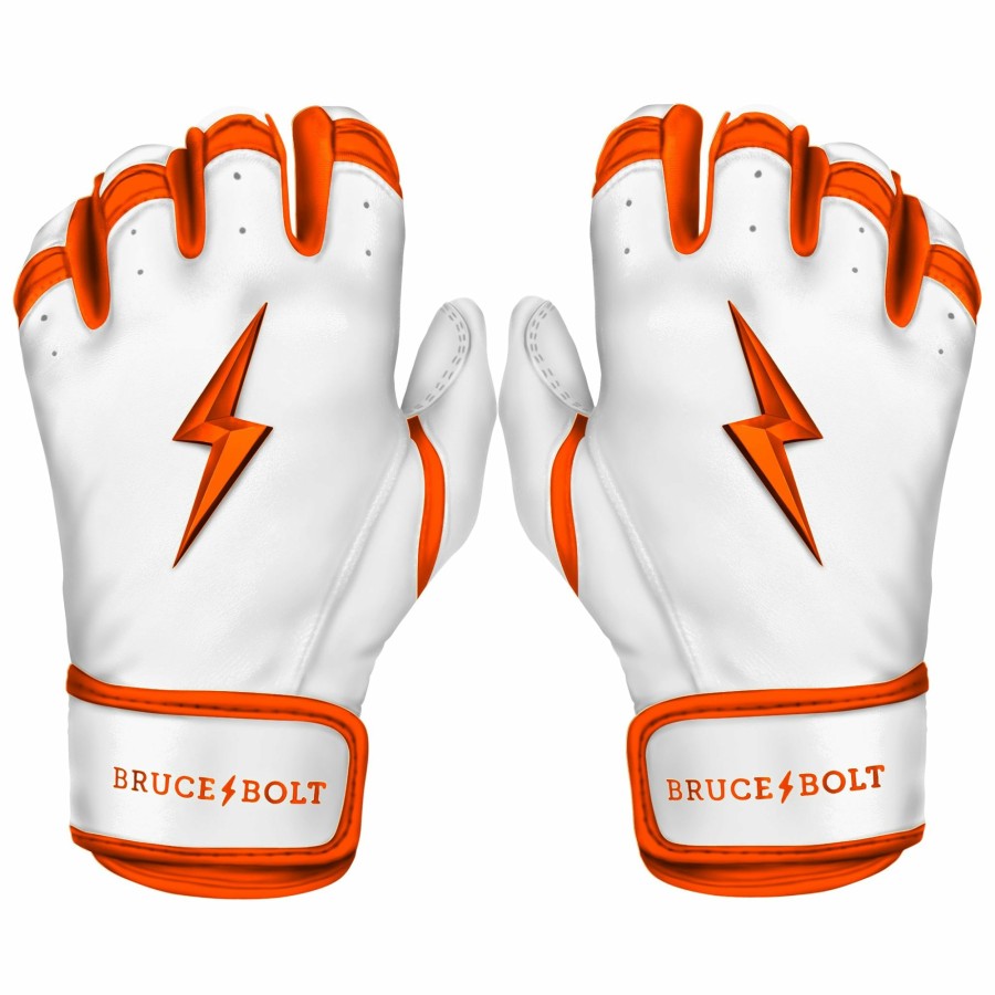 Sports BRUCE BOLT Batting Gloves | Chrome Series Short Cuff Batting Gloves