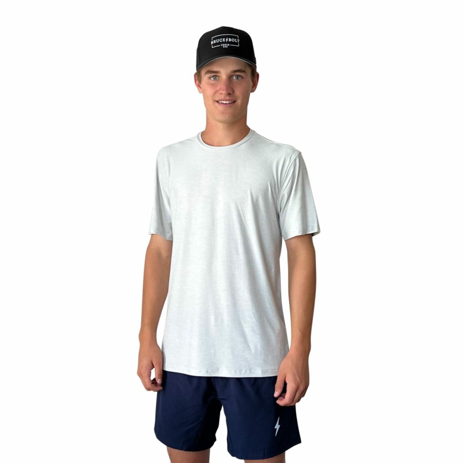 Apparel BRUCE BOLT Premium Tees | Short Sleeve Supersoft Grey Tshirt