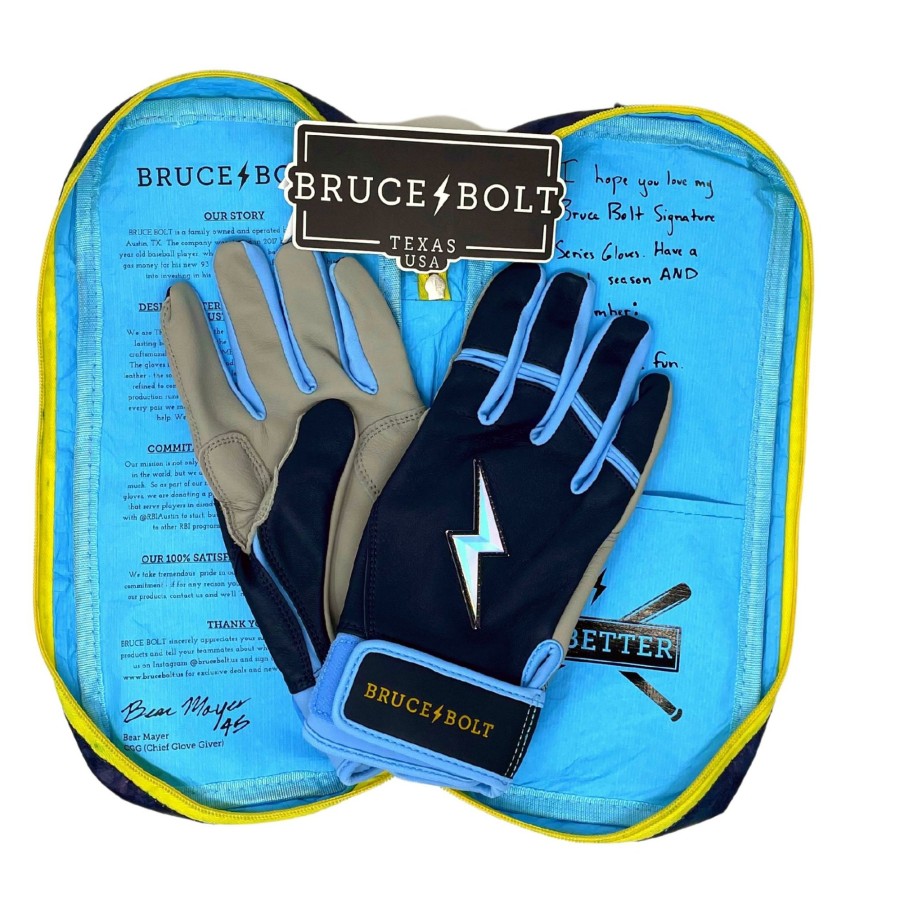 Sports BRUCE BOLT Batting Gloves | Phillips Series Short Cuff Batting Gloves