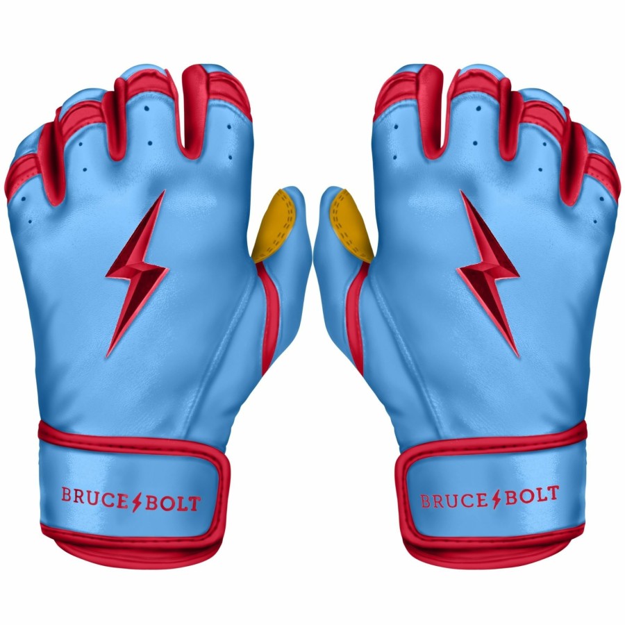 Sports BRUCE BOLT Batting Gloves | Bader Series Short Cuff Batting Gloves