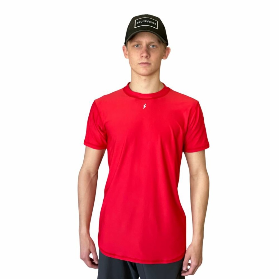 Apparel BRUCE BOLT Performance Tees | Short Sleeve Performance T-Shirt With Reflective Bolt