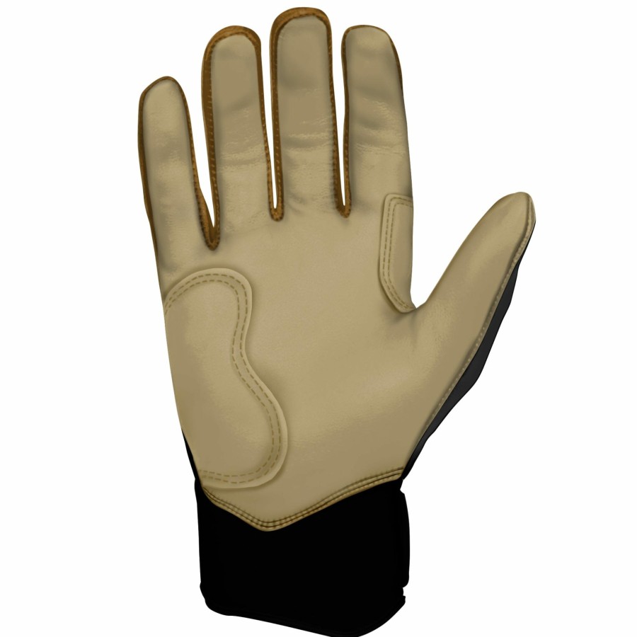 Sports BRUCE BOLT Batting Gloves | Gold Series Short Cuff Batting Gloves