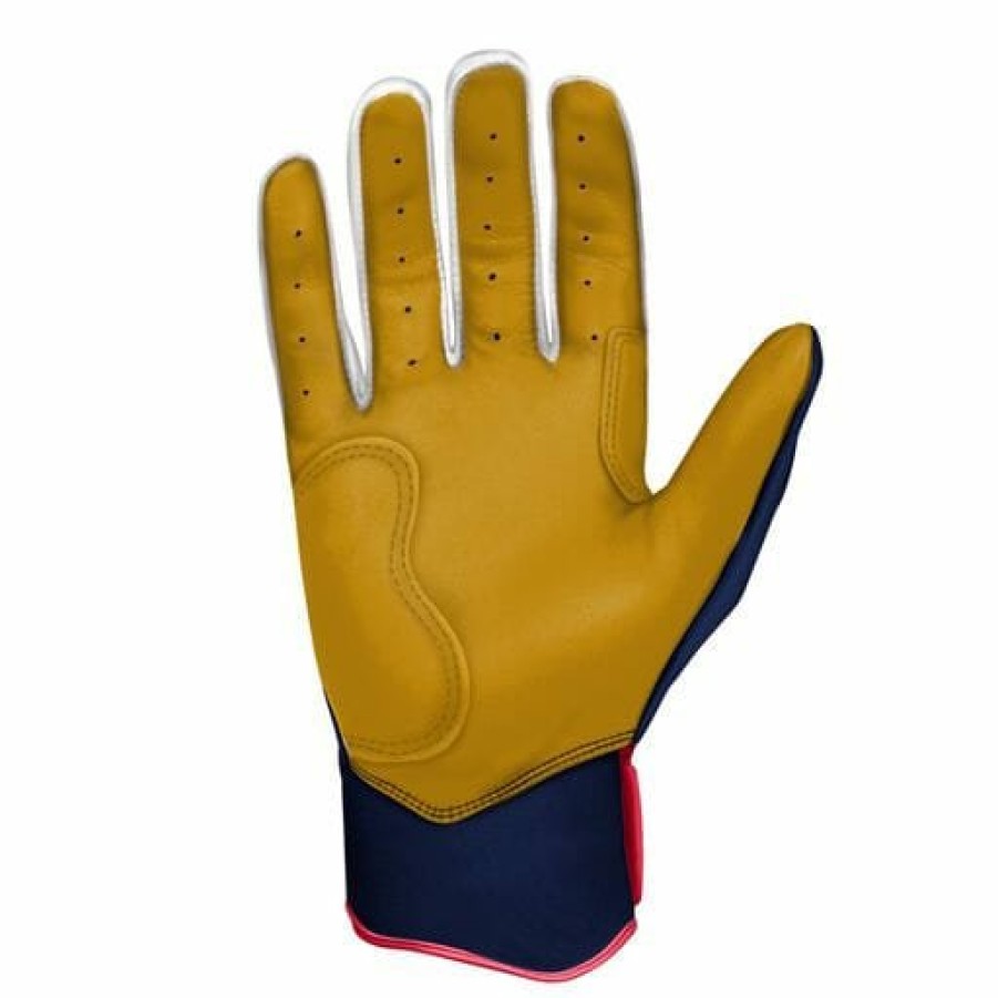 Sports BRUCE BOLT Batting Gloves | Patriot Series Short Cuff Batting Gloves