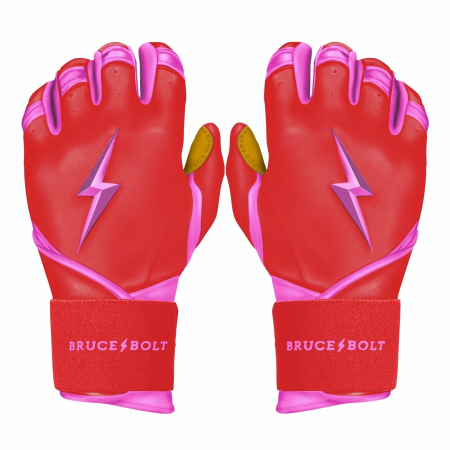 Sports BRUCE BOLT Batting Gloves | Bader Series Long Cuff Batting Gloves