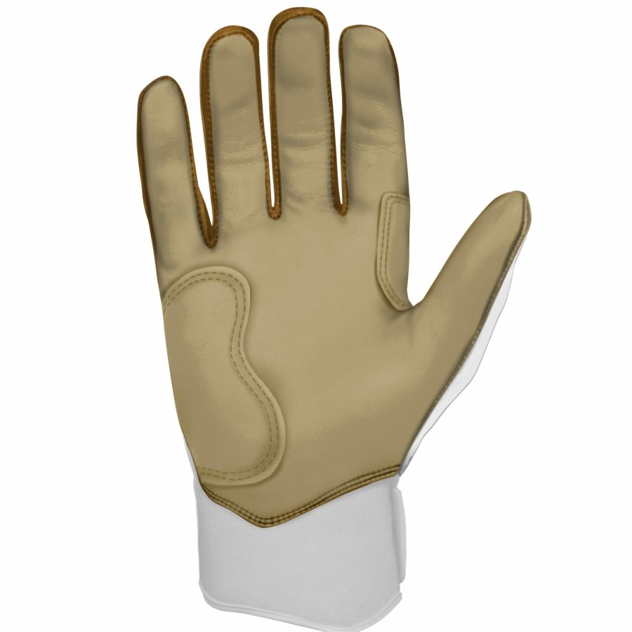 Sports BRUCE BOLT Batting Gloves | Gold Series Short Cuff Batting Gloves