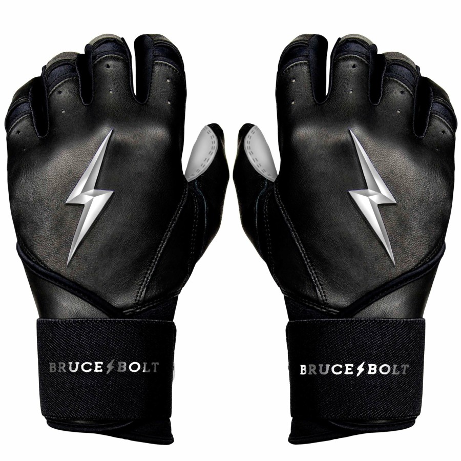 Sports BRUCE BOLT Batting Gloves | Chrome Series Long Cuff Batting Gloves